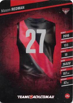 2024 AFL TeamCoach #14 Mason Redman Back